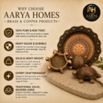 AARYA HOMES Premium Pure Brass Tortoise with Plate for Vastu | Lucky Feng Shui Turtle for Home & Office | Decorative Brass Showpiece for Wealth, Prosperity & Positive Energy | Premium Gift Item | PURE LIVING. - Image 6